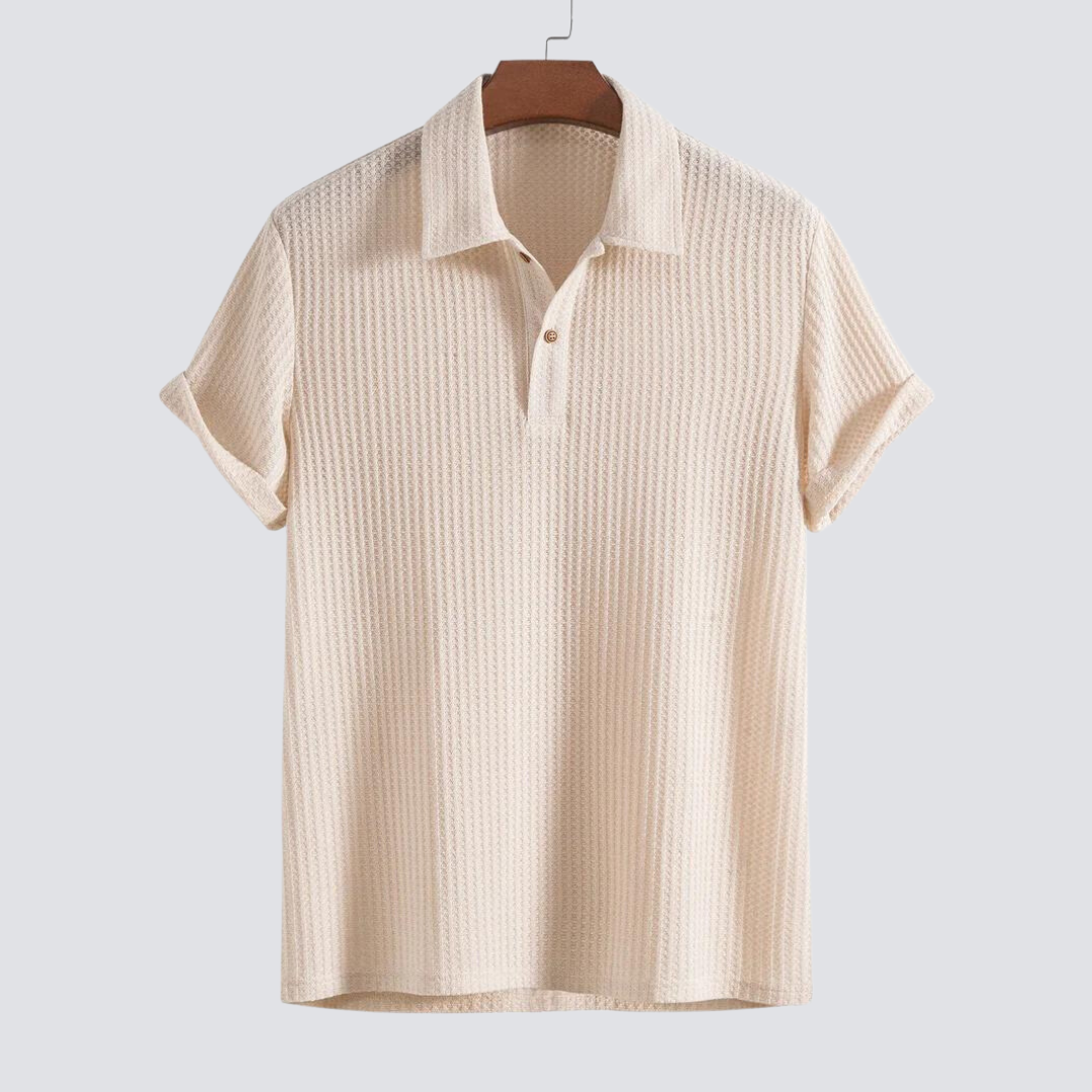 Milan Waffle Knit Polo