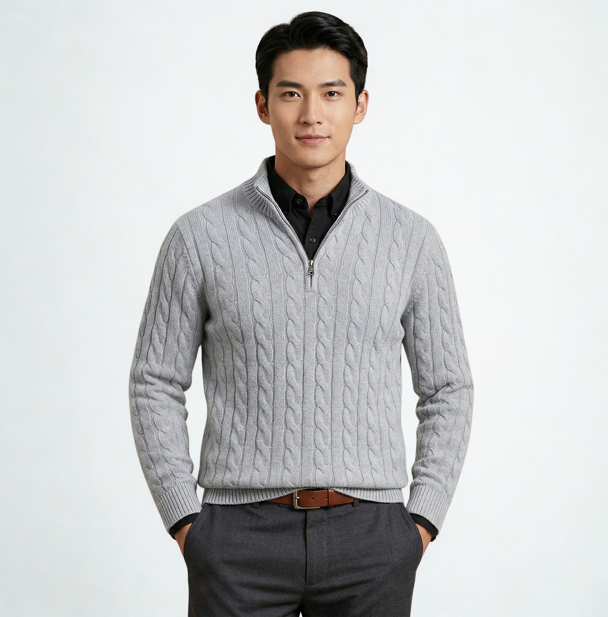 The Sterling™ Cable Quarter-Zip