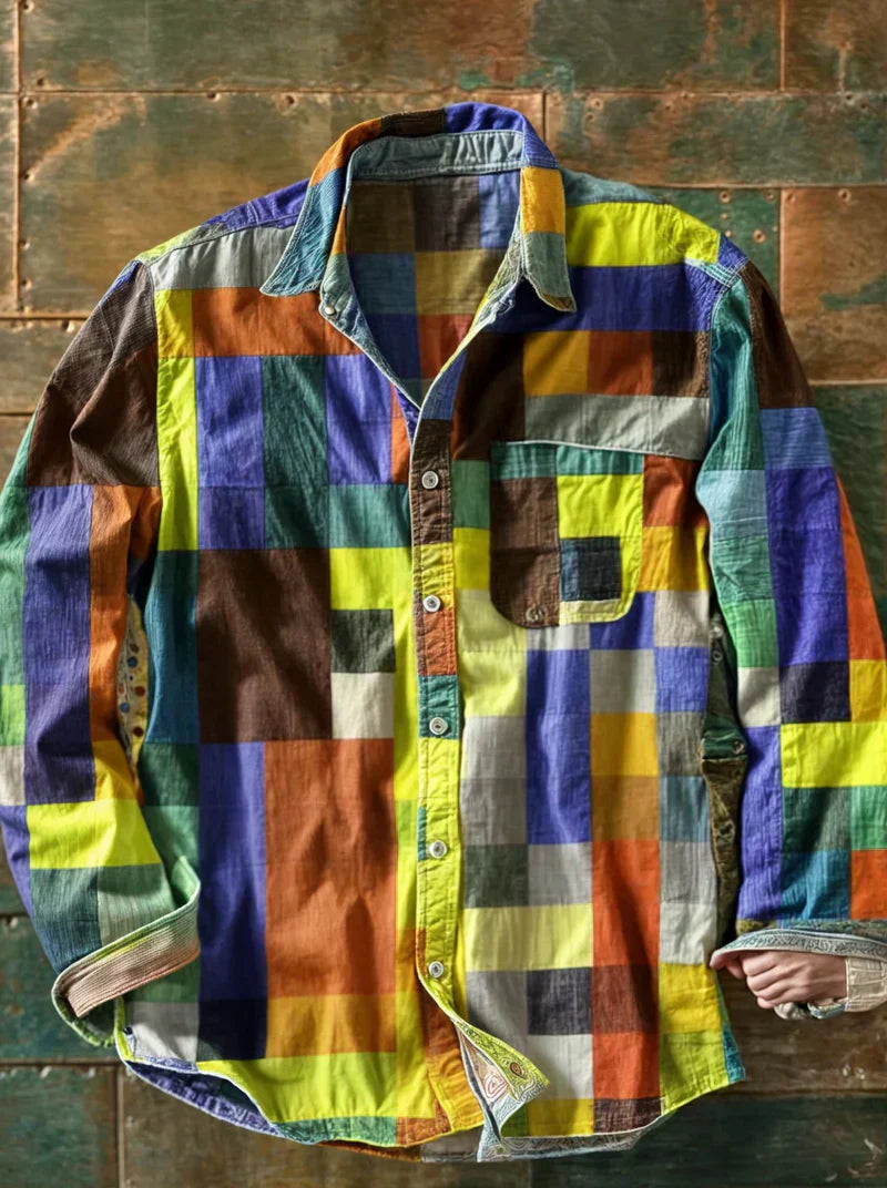 Davie™ | Coloured Plaid Button-Up