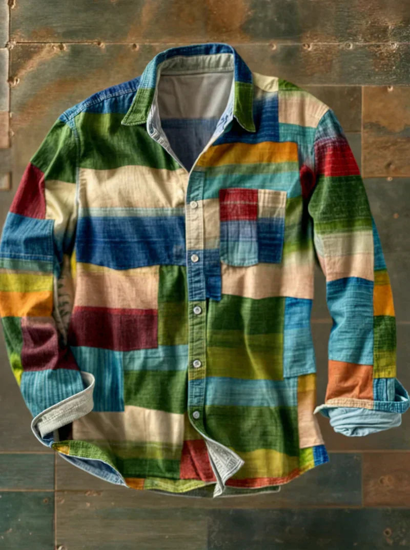 Davie™ | Coloured Plaid Button-Up