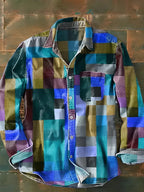Davie™ | Coloured Plaid Button-Up