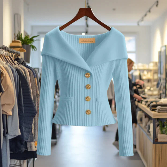 Noelle™ | Luxe Ribbed Cardigan