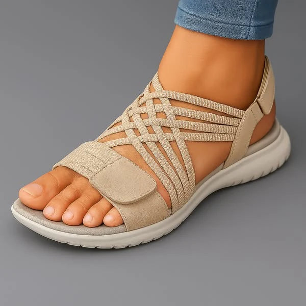 Monica™ | Cross-Strap Sandal