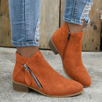 Jenna™| Elegant Zipper Shoes