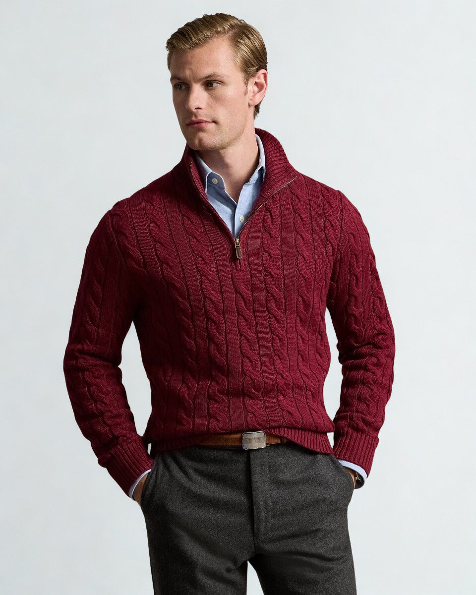 The Sterling™ Cable Quarter-Zip