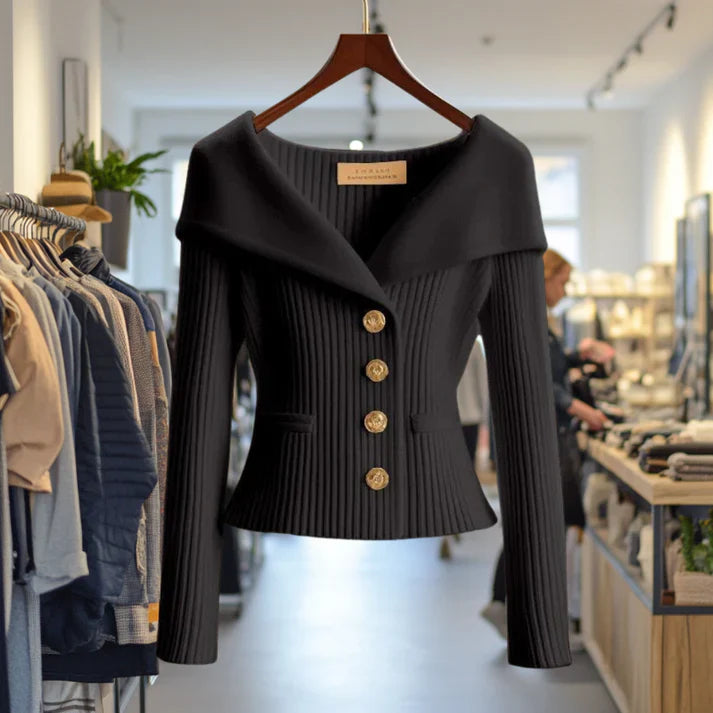 Noelle™ | Luxe Ribbed Cardigan