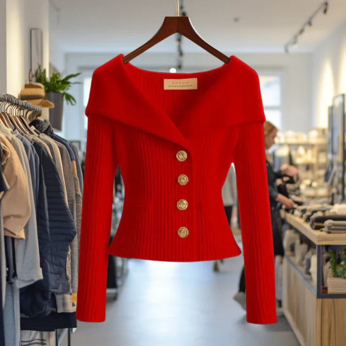 Noelle™ | Luxe Ribbed Cardigan