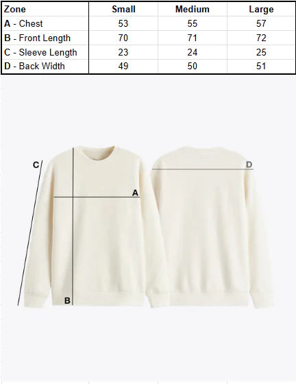 The Ascot ™ | Muscle Fit Sweater size guide