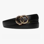 The Olivia™ Double-Ring Belt - Black