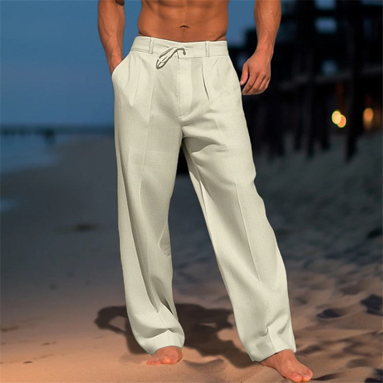 Nathan™ | Lightweight Linen Trousers