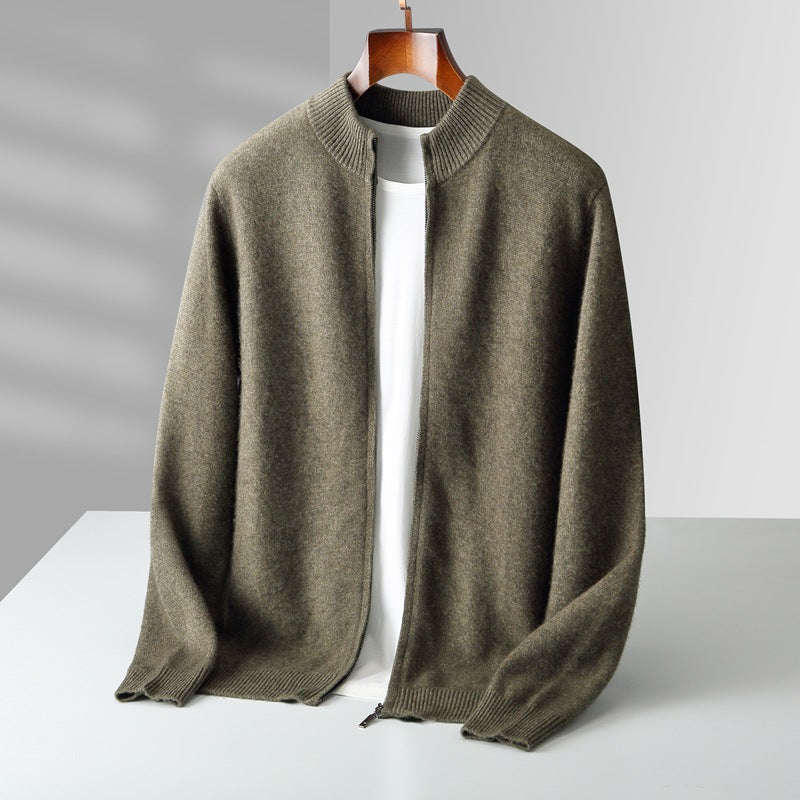 Mason™ | Refined Wool Zip Cardigan