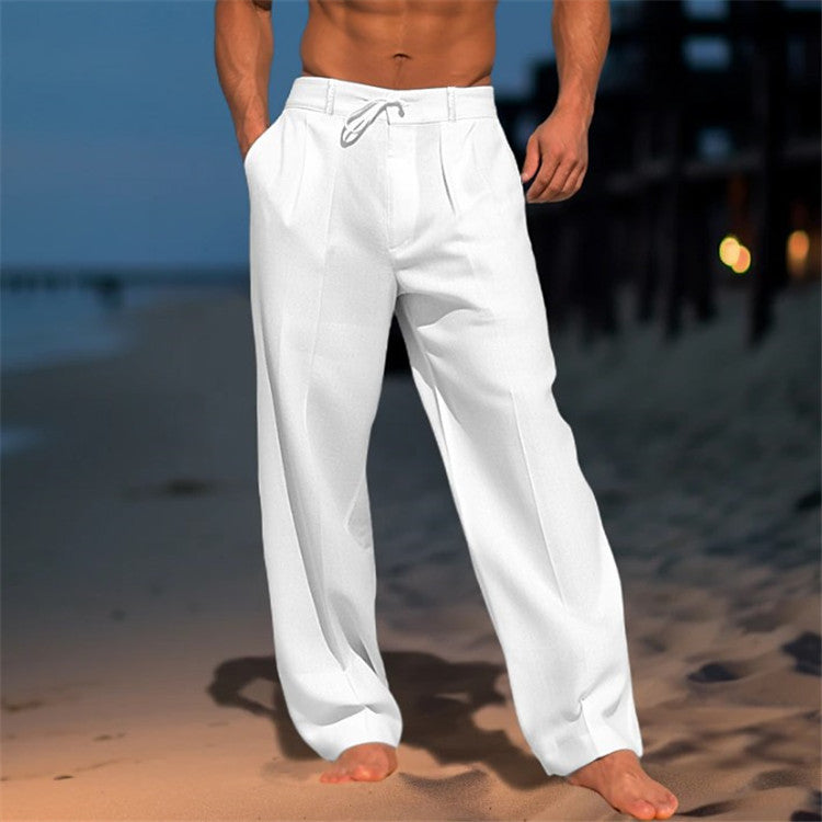 Nathan™ | Lightweight Linen Trousers