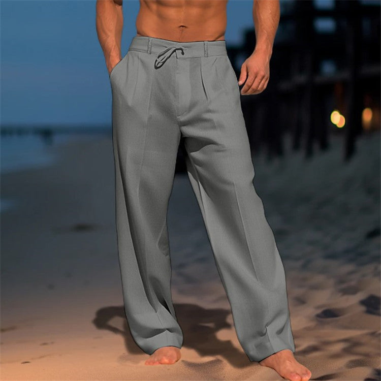 Nathan™ | Lightweight Linen Trousers