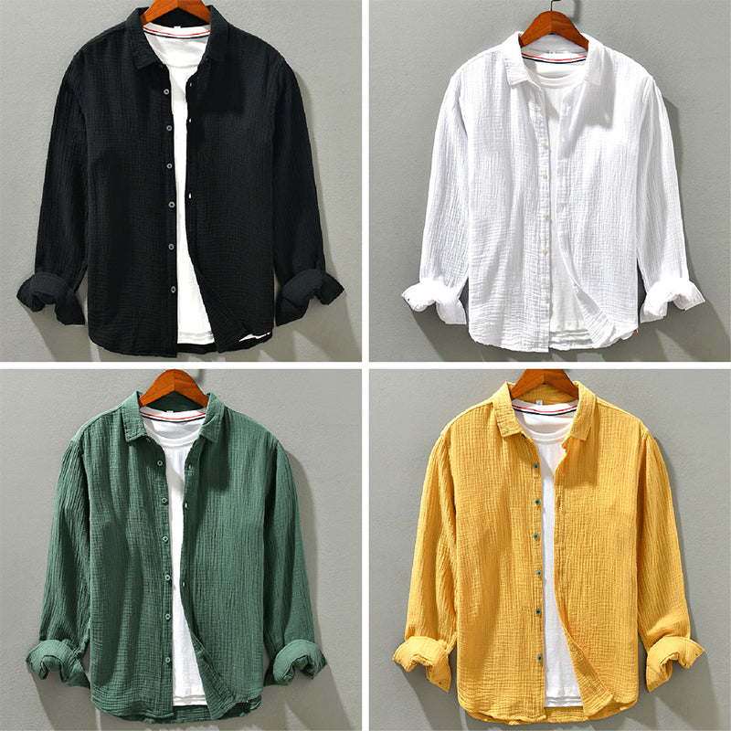 Amalfi Woven Cotton Shirt