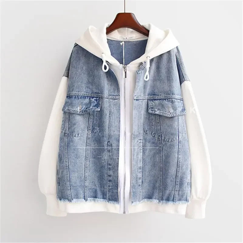 Emilie Denim Hoodie