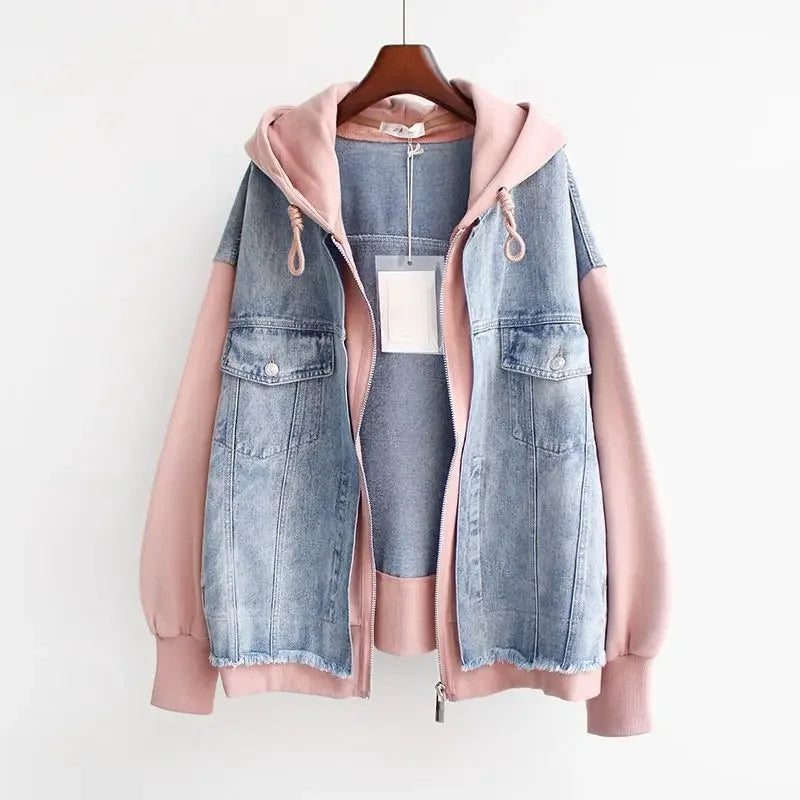 Emilie Denim Hoodie