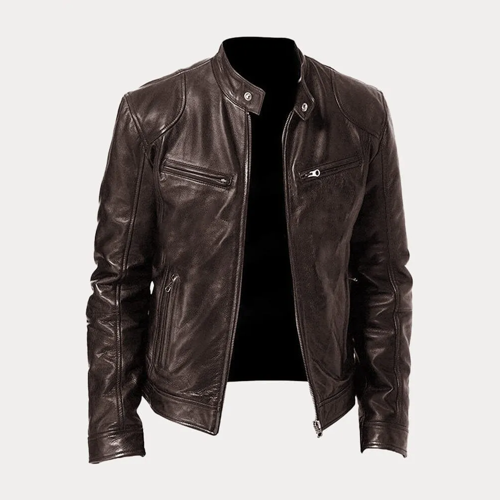 The Roger™ | Leather Jacket