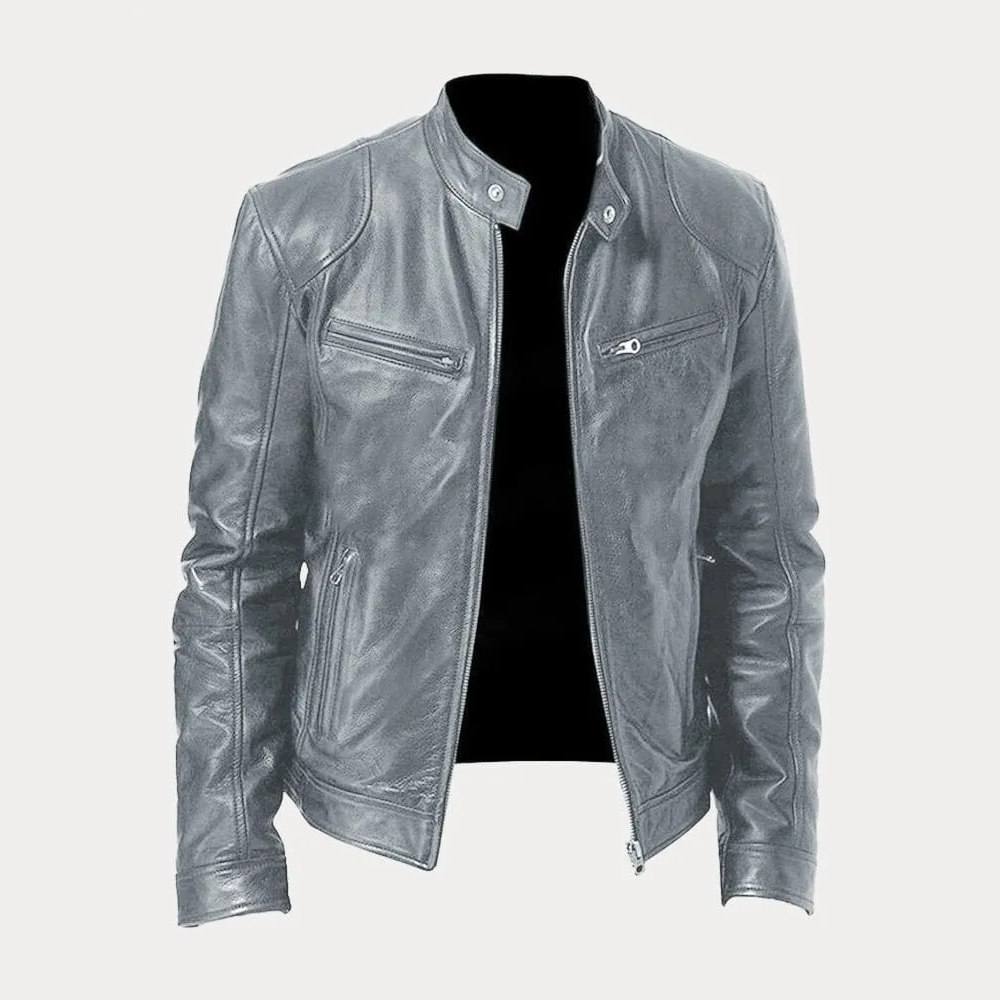 The Roger™ | Leather Jacket