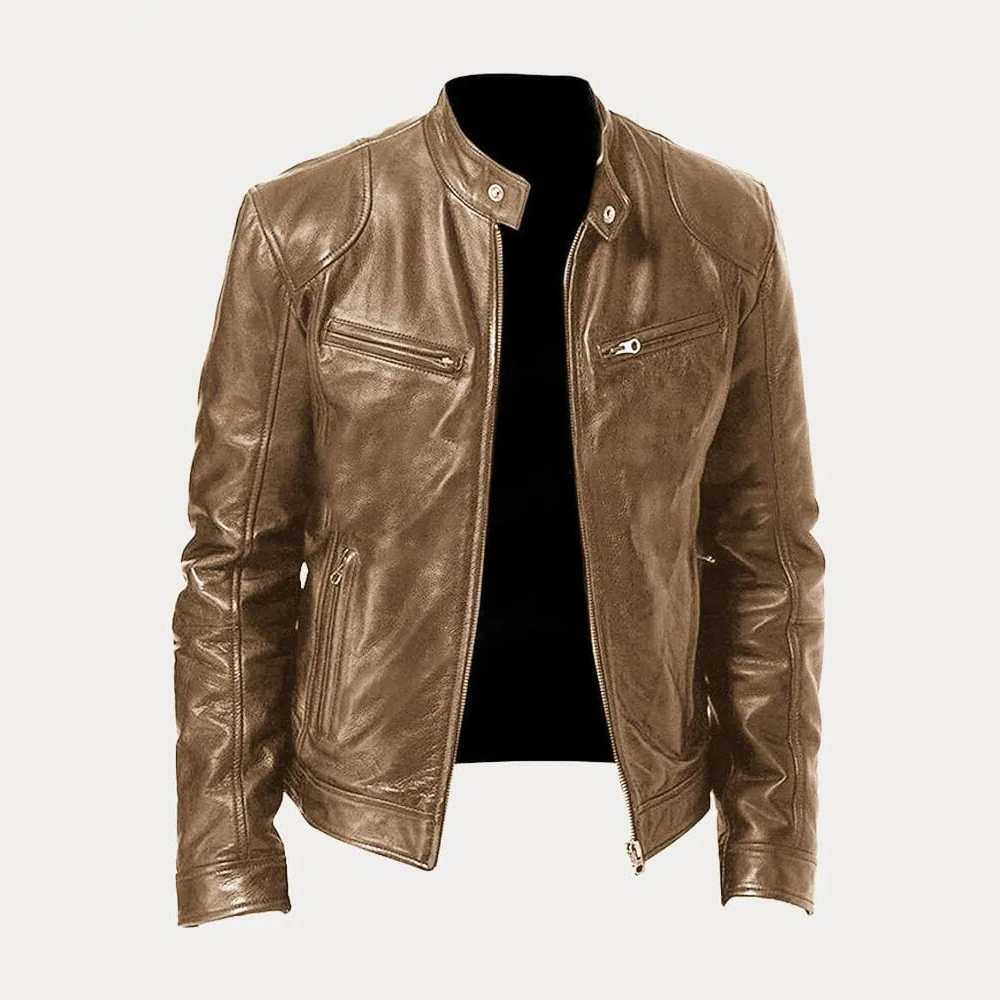 The Roger™ | Leather Jacket