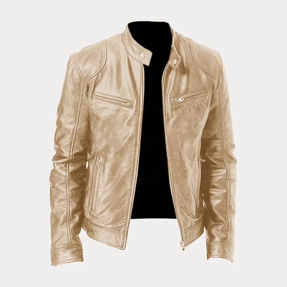 The Roger™ | Leather Jacket