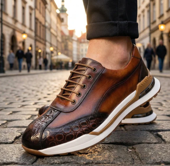 The Vernon™| Leather Sneakers