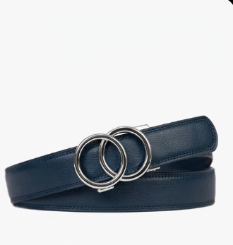 The Olivia™ Double-Ring Belt - Blue