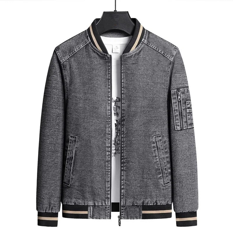 Aspen Denim Bomber