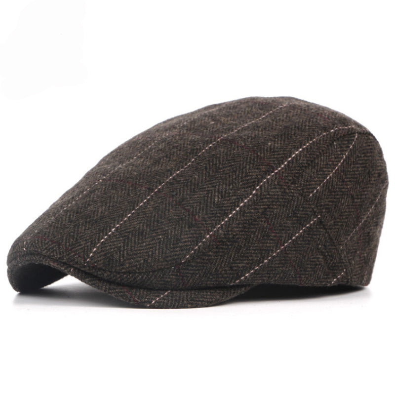 Terry™ Pinstripe Herringbone Beret