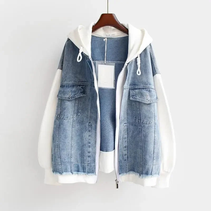 Emilie Denim Hoodie