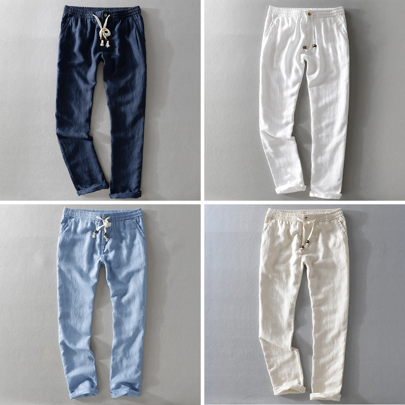Amalfi Linen Tapered Pants