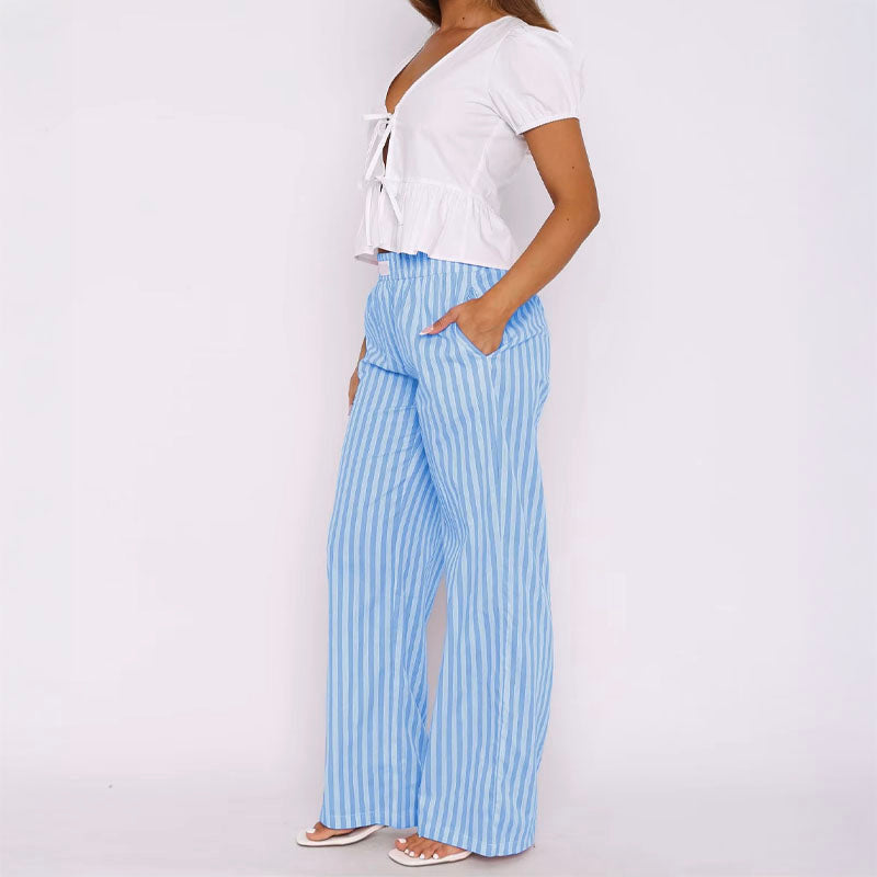 Amalfi Pinstripe Trousers