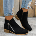 Jenna™| Elegant Zipper Shoes