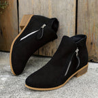 Jenna™| Elegant Zipper Shoes
