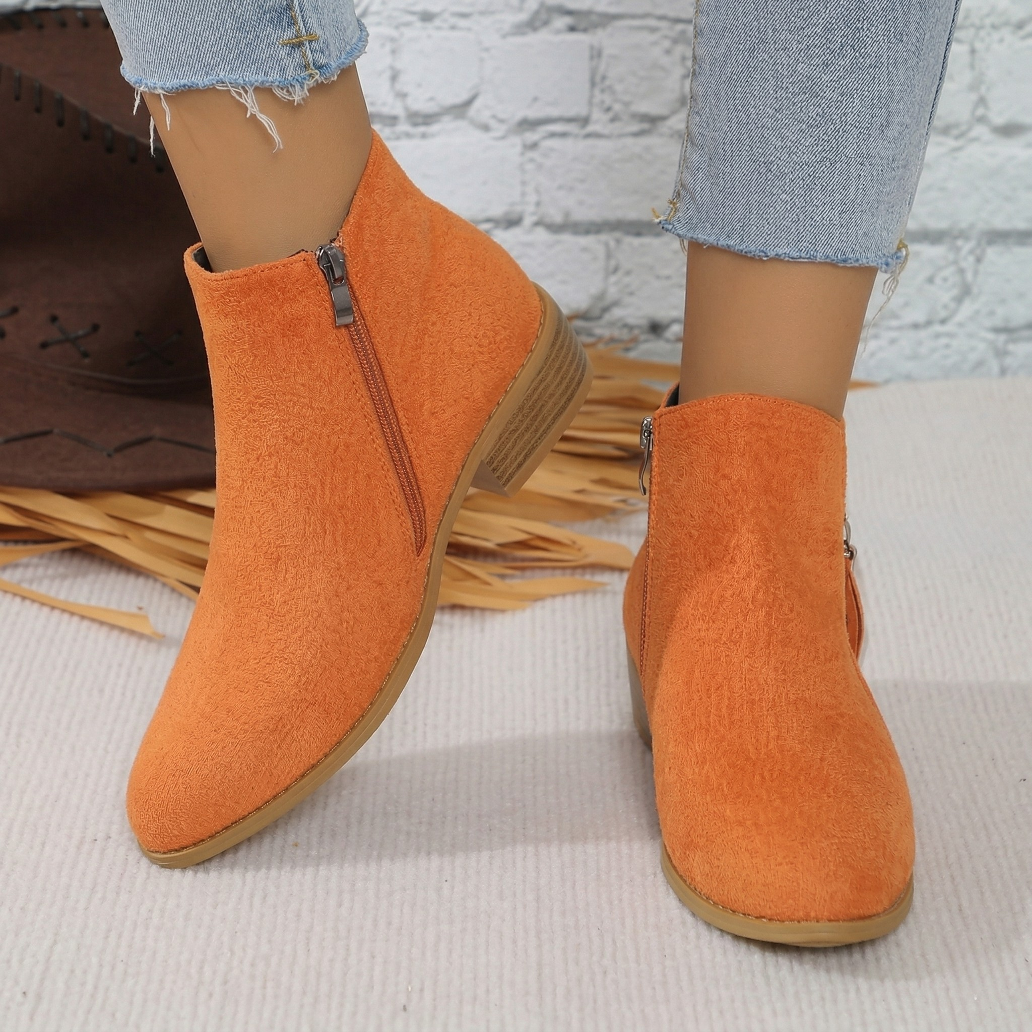 Jenna™| Elegant Zipper Shoes