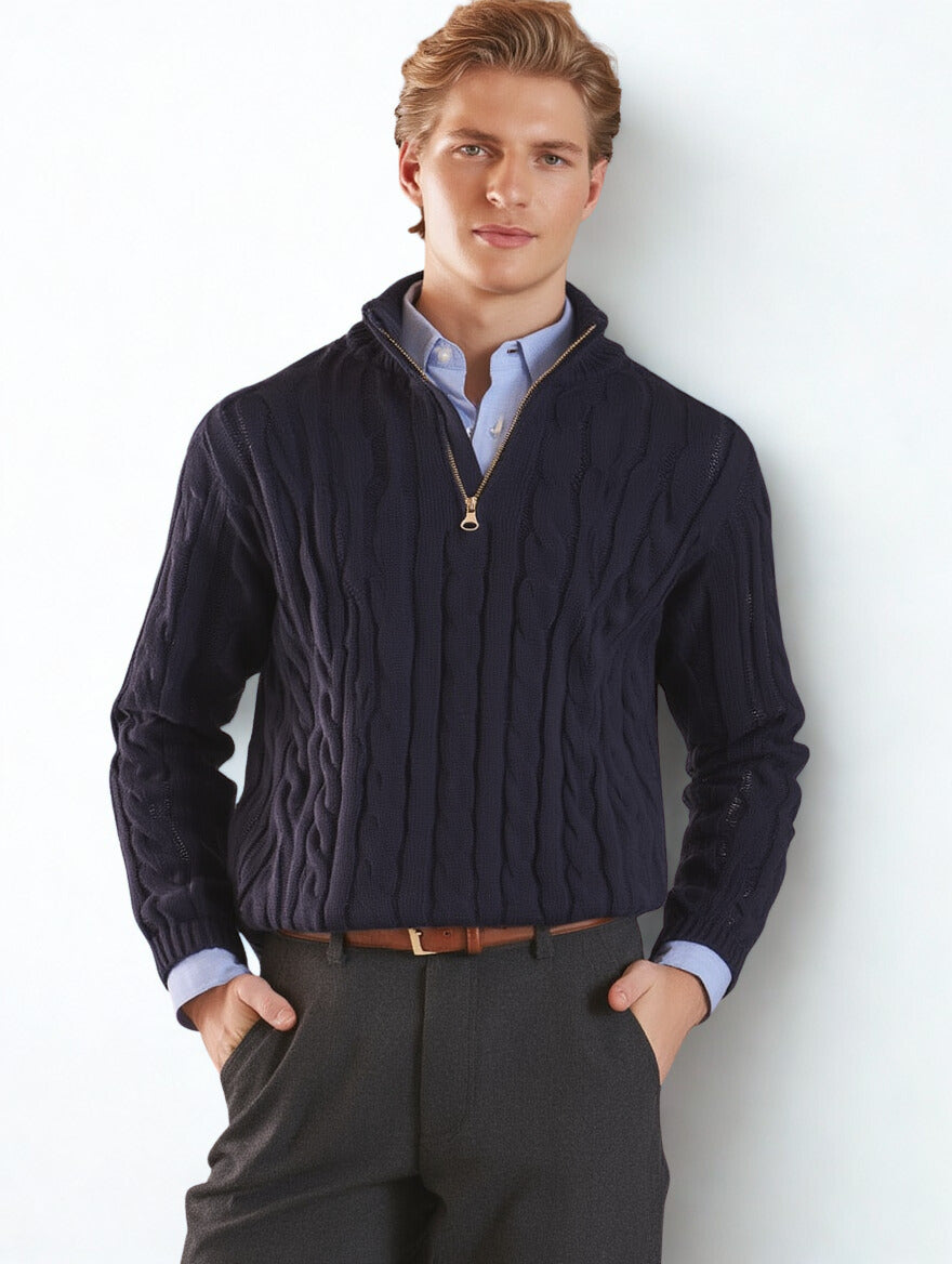 The Sterling™ Cable Quarter-Zip