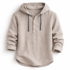 David™| Linen Hooded Shirt