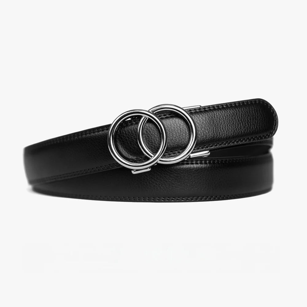 The Olivia™ Double-Ring Belt - Black