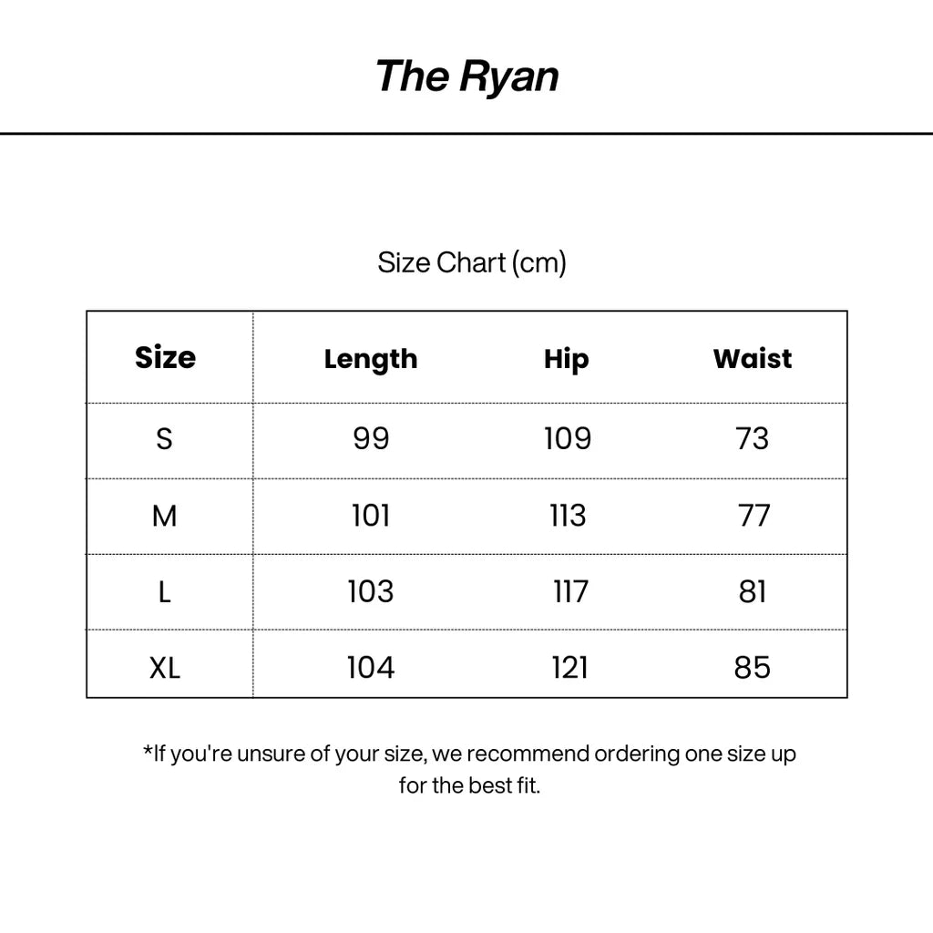 Ryan™ |  Lightweight Leisure Trousers size guide